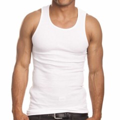 3 to 12 Packs Mens 100% Cotton Tank Top A-Shirt Wife Beater Undershirt Lot