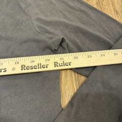 Free Fly Mens T Shirt Grey Size L Large Bamboo Henley Long Sleeve