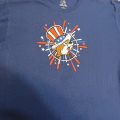 = BUC-EE’S 4TH OF JULY T SHIRT SZ LARGE #162
