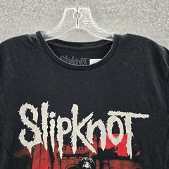 Slipknot Men Shirt M Black Graphic Print Band Photo Tour Dates Concert Tee