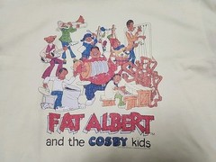 Pacific Fat Albert & The Cosby Kids Rare and Vintage L T-shirt Yellow