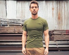 Moisture Wicking Polyester Pocket T-Shirt Collection Solid Short Sleeve Tee
