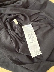 GUCCI Pre-Owned Logo T-Shirt Navy SizeS