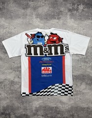 Vintage Y2K M&M’s Men’s T-Shirt Racing Tee Big Logo Rare Hype Streetwear