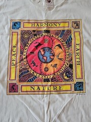 Vtg. 90’s Human-i-tees Shirt Earth Peace Nature Single Stitch Sz. L NWOT