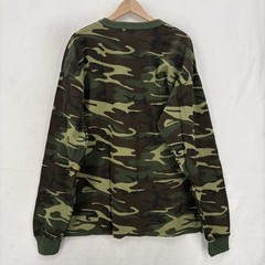 Rothco Shirt Mens 4XL Green Camo Thermal Long Sleeve Crew Neck Military Rugged