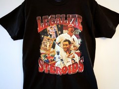 Friday Beers Legalize Steroids Baseball Rap Tee Mens Medium Shirt Black Sosa