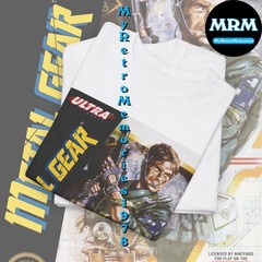 NEW Metal Gear NES Nintendo Box Art Design Black or White T-Shirt S-5XL Free S&H
