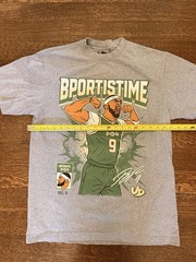 Bobby Portis Under Dog Men’s GrayShort Sleeve Milwaukee Bucks Tee L