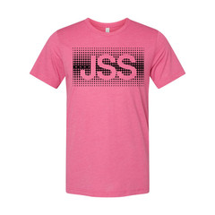 Christian Unisex Short Sleeve Graphic Tee With Halftone Logo Design For Church B