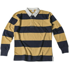 NON STOCK Retro Men Long Sleeve Shirts Collar Casual Striped Button-Up Collar