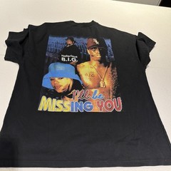 Puff Daddy Faith Evans shirt XL RAP DIDDY BAD BOY RECORDS BOOT REPRINT