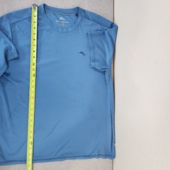 Tommy Bahama Men’s Large Blue Crewneck Tee Classic Resort Chic Casual Luxury