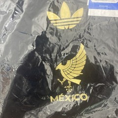 Authentic Adidas Mexico Gold Cup Black/gold 2025 Soccer Jersey Size M JF2639 NWT