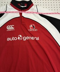 2007-08 Johannesburg Lions Canterbury Rugby Pro Home Jersey Shirt Size 4XL