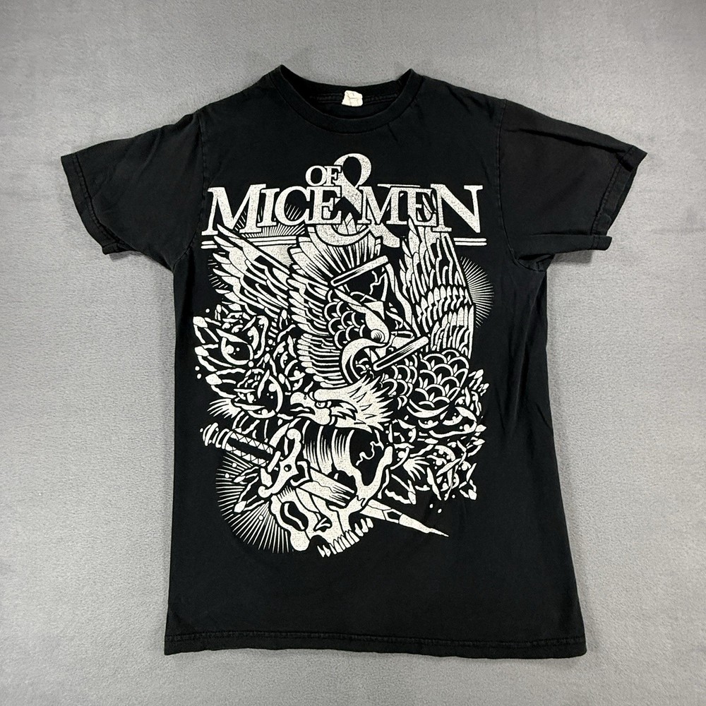Of Mice & Men Band Black Music Graphic T Shirt Medium
