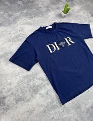 Christian Dior Homme Bee Applique Navy T-Shirt