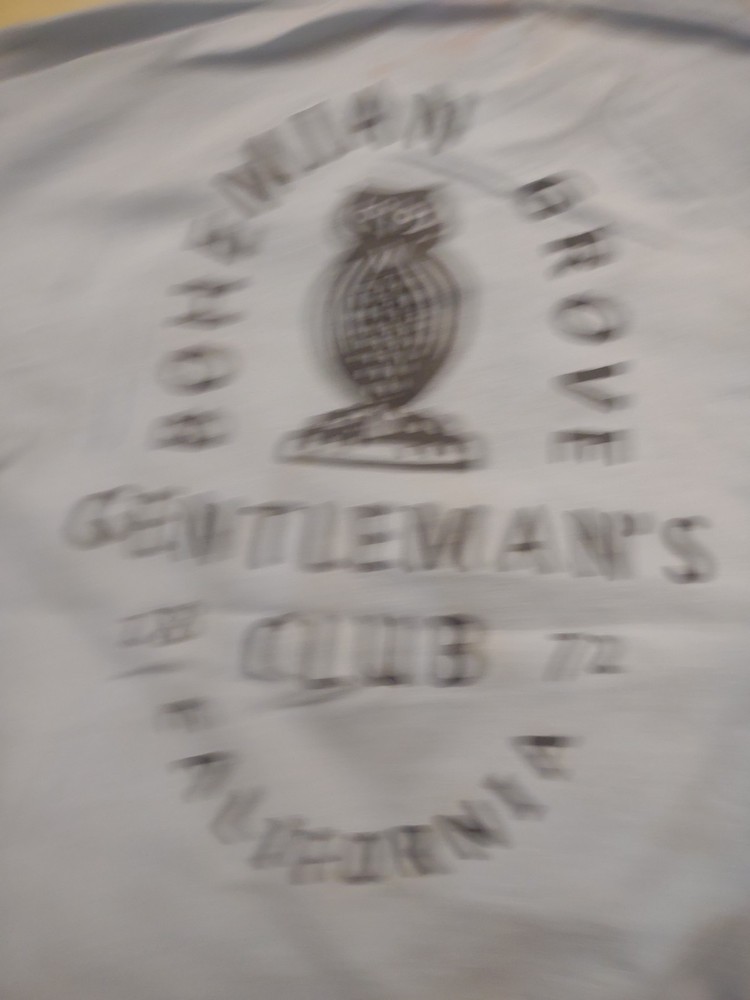 Bohemian Club/Grove Tshirt Lrg