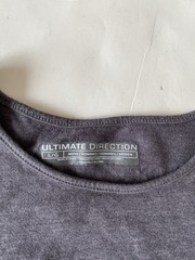 Ultimate Direction Men’s Casual Tee Size Large gray trail running casual shirt