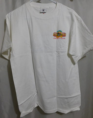 Bad Ass Coffee Company Maui Hawaii T-shirt 36″ Chest M NOS USA Fabric/Print