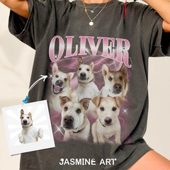 Custom Vintage Pet Personalized Pet Lover Comfort Tee