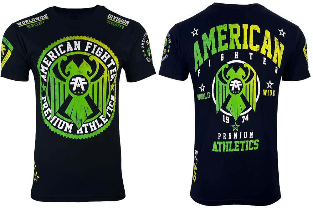 American Fighter Men’s T-shirt Anderson Black Athletic XS-5XL
