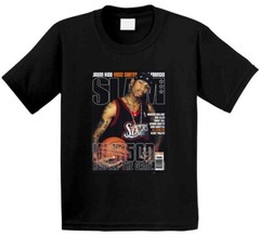 Slam Magazine Issue 42 Allen Iverson Popular Basketball Magazine Grunge Look T S