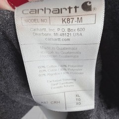 Carhartt K87 Pocket T Shirt Mens XL Loose Fit Carbon Heather Gray Workwear