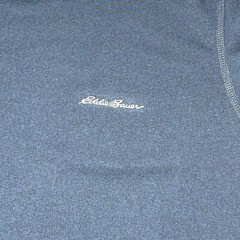 Eddie Bauer Shirt Men’s M Navy Blue Short Sleeve Casual Outdoors FreeDry