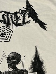 NIANTIEL Qayin Large LS SHIRT WHITE Ashdautas Xasthur Judas Iscariot Beherit Von