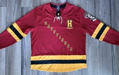 Harry Potter Gryffindor Hockey Jersey Men Large Multicolor BoxLunch Lace Up XL