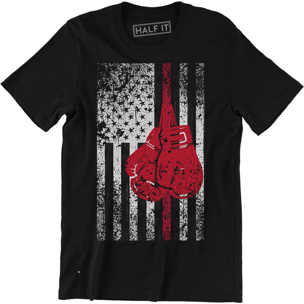 Boxing Gloves – Gym Training Pride Patriotic Shirt Men’s T-shirt Tee Fighter