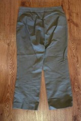 WOMENS MICHAEL KORS OLIVE GREEN CROPPED PANTS 4 *