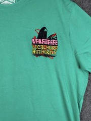 Valabasas Vintage Local Surf Authority Teal Green T-Shirt Men’s 2XL EUC