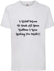 Looking For Mute Funny Humorous Novelty T Shirt Various Colours And Sizes
