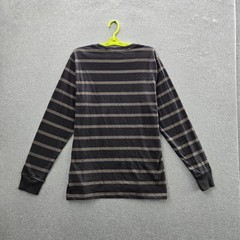 Old Navy Men Shirt L Black Striped Long Sleeve NWT