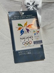 Vintage 1998 Nagano Olympic Winter Games Crew Neck T-Shirt Men’s OSFA NWT Rare