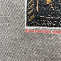 Vintage Filipino Strength T-Shirt Mens Medium Beige Pinoy Spirit Dog Warrior 90s
