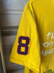 Eternity BC/AD Los Angeles GRAPHIC Embroidered Yellow T-Shirt Kobe Men’s XL