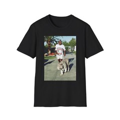 Vintage Mike Tyson Walking His Tiger T-Shirt – Boxing Legend Retro Graphic Tee