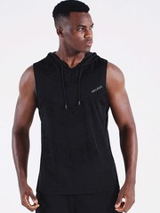 NELEUS Men’s Workout Tank Tops Sleeveless Running Shirts with Hoodie,5098,3 P…