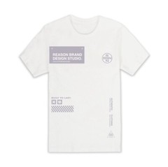 NWT Reason Design Studio Men’s Limited Edition “Built To Last” White Tee Large