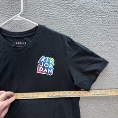 Nike Air Jordan Shirt Adult Large Black Streetwear Hip Hop Grunge Skater Y2K