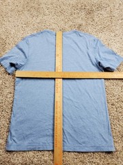 Travis Mathew T Shirt Small Mens Blue Not All Heroes Graphic Pima Cotton