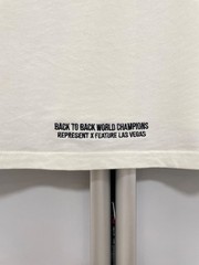 REPRESENT x Feature Champions T-Shirt Oversize Tee Flat White Men’s Size S