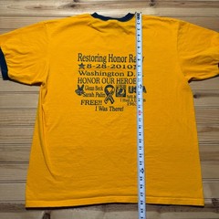 2010 Restoring Honor Rally Washington DC Political Graphic Ringer T-Shirt – XL