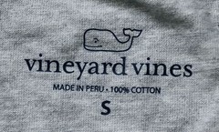 Vineyard Vines Men’s Blank Long-Sleeve Pocket T-Shirt AP2 Grey Heather Small NWT