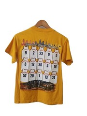 AAA Classic Graphic T-Shirt Mens S Cotton Short Sleeve Yellow Cleveland