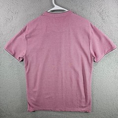 Scott James Henley Shirt Mens XL Raspberry Pink Short Sleeve New NWT