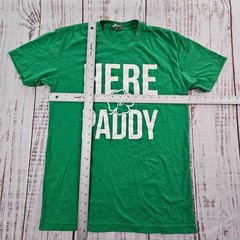 Here to Paddy St Patrick’s Day Green Short Sleeve Cotton Blend T-Shirt Men’s S